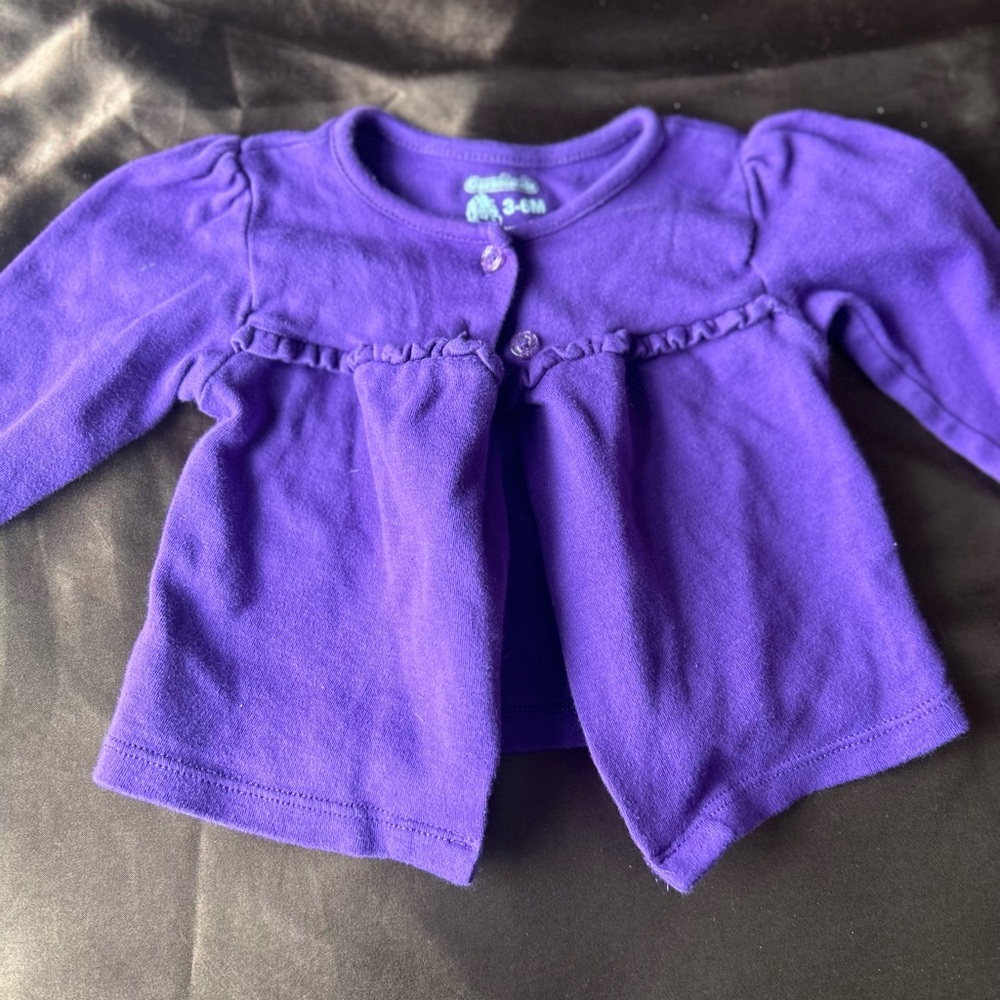 Purple girls shirt 3/6 months